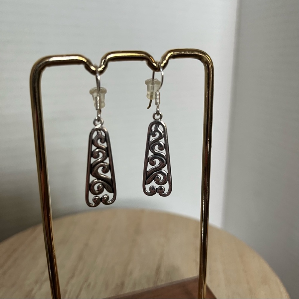 Silver earrings